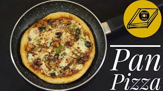 Pan Pizza Recipe | No Oven ,No Yeast Restaurant Style Chicken Pizza  | The Secret History of Pizza