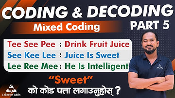 Mixed Sentence Coding | Coding & Decoding | Part 5 | IQ Tricks by Tek Pant | Loksewa Adda