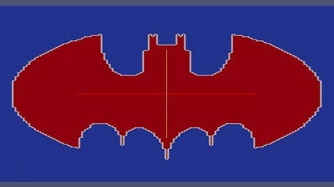 Stochastic Mean Curvature Flow of the Batman Symbol