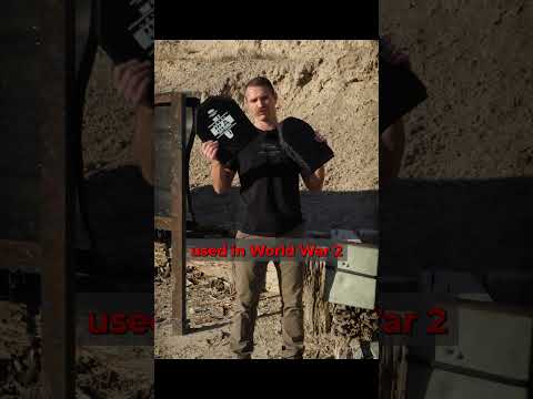 Ballistic Armor Panel Vs Modern Body Armor #shorts