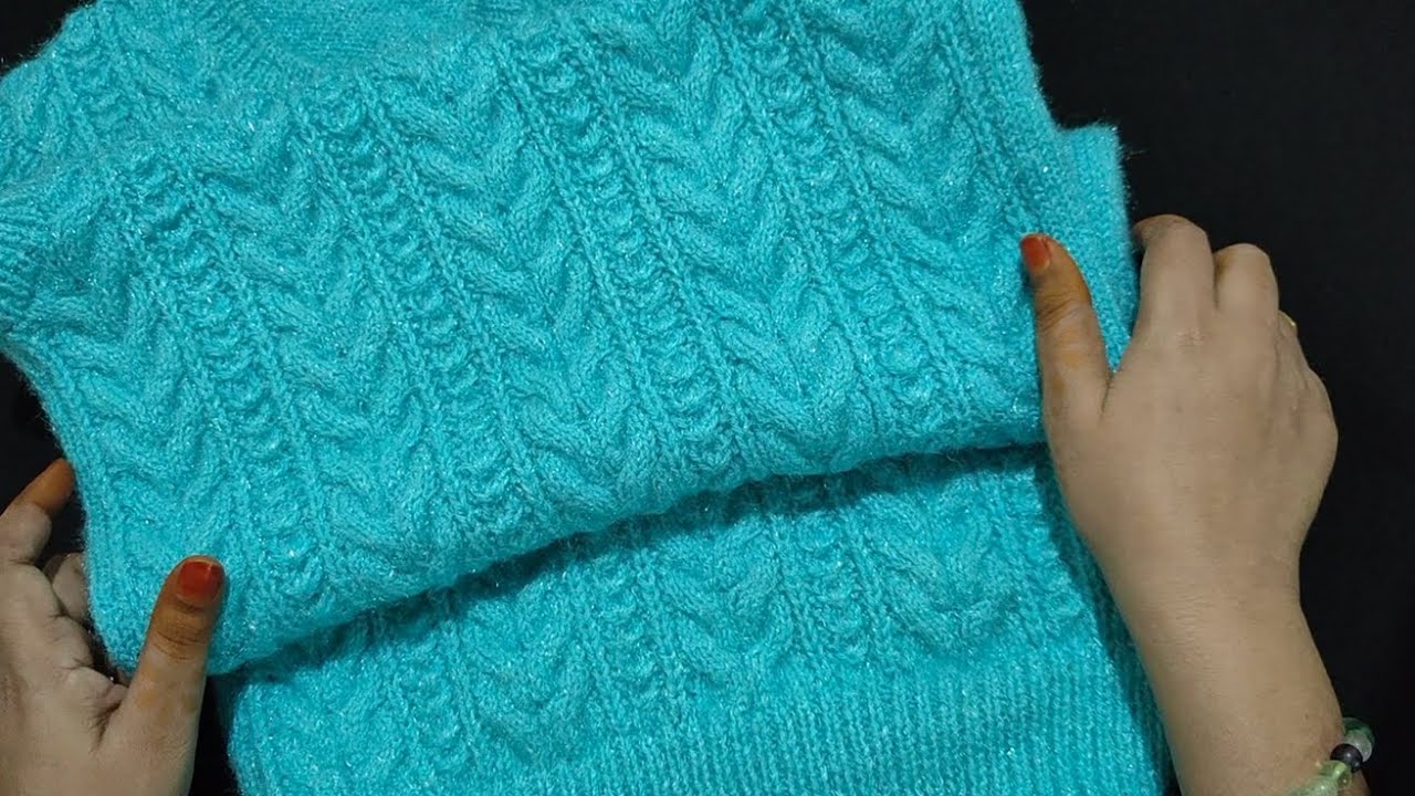 gents half sweater ki design #sweater ki bunai #knitting design #bunai ke design #bacchon ke sweater