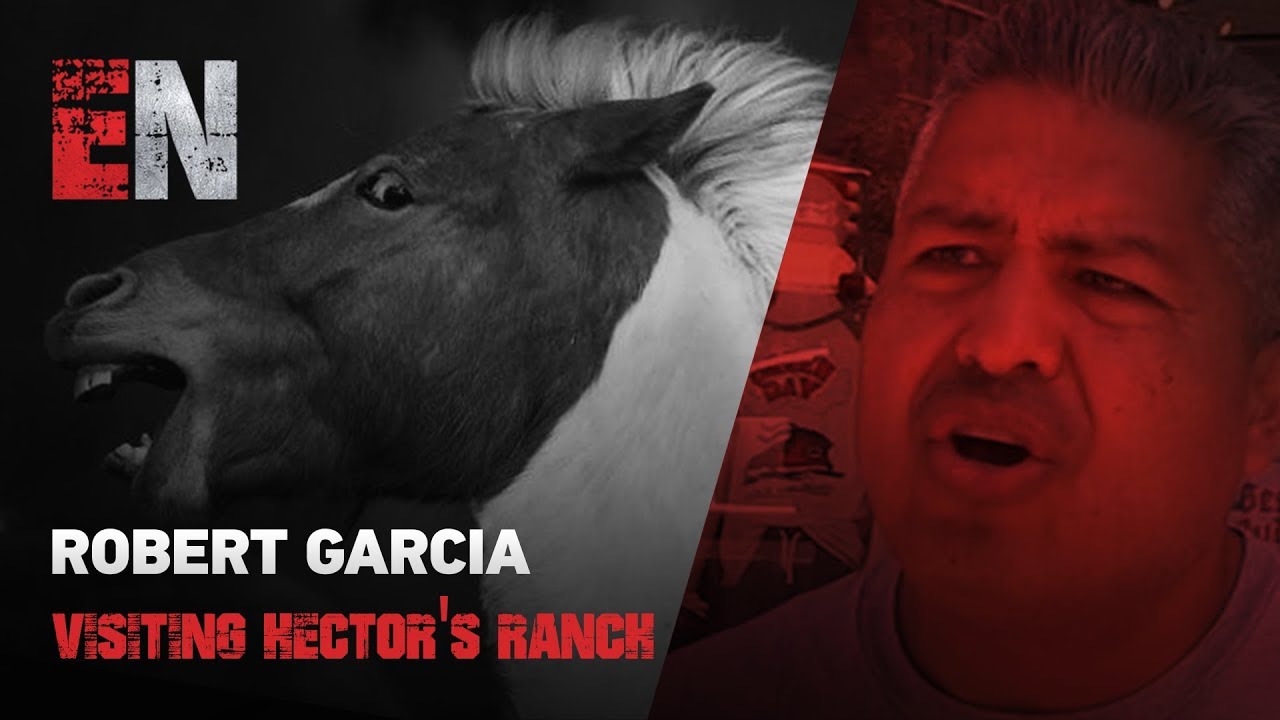 Robert Garcia Visiting Hector's Ranch Down The Street From The Gym
