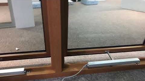 electric awning window