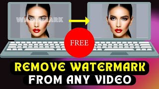 How to Remove Watermark from any Video or Image with FREE AI Tool 2023 - Fastest and Easiest Way screenshot 3