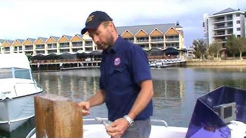 Practical Task #2 for your WA RST. Securing the boat