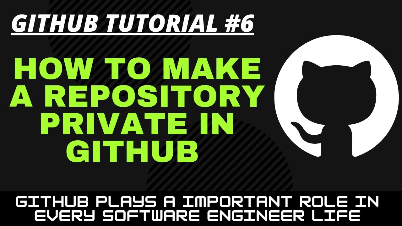 Github private. Make private GITHUB repository public.