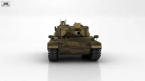 Leopard 1 Tank 3D model by 3DModels.org