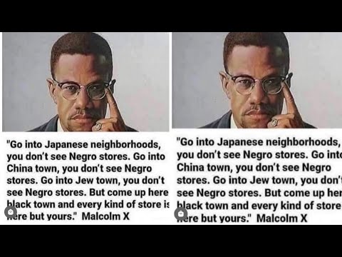 U Believe Malcolm X a C00n if U Disagree w/me-Asian Community Thrives while Black Community BEGGING
