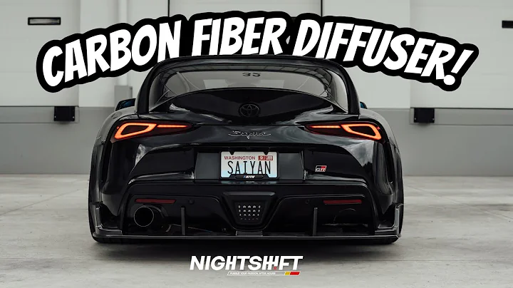 Installing a SICK Carbon Fiber Diffuser on my SUPRA!