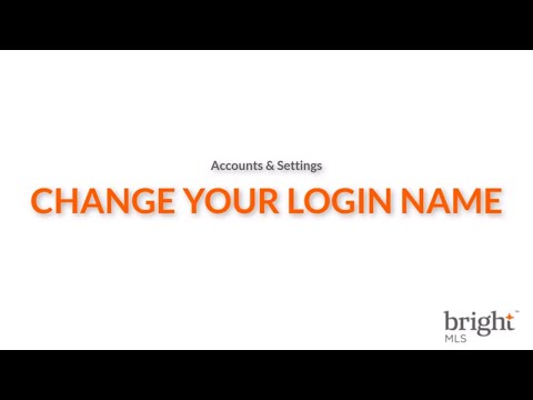 Changing Your Login Name