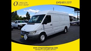 2006 Dodge Sprinter 2500 Cargo Super High Ceiling 158 W.B. Van 3D" (Springfield, Oregon)