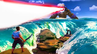 I have GOD-Like Control of Water to Fight HUGE Titans in NEW Survival Game - Breakwaters Gameplay screenshot 1