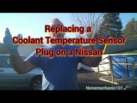 Replacing a Coolant Temperature Sensor Plug on a Nissan