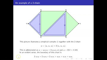 The chain complex of a simplicial complex