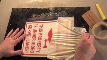 Decal Wet Installation