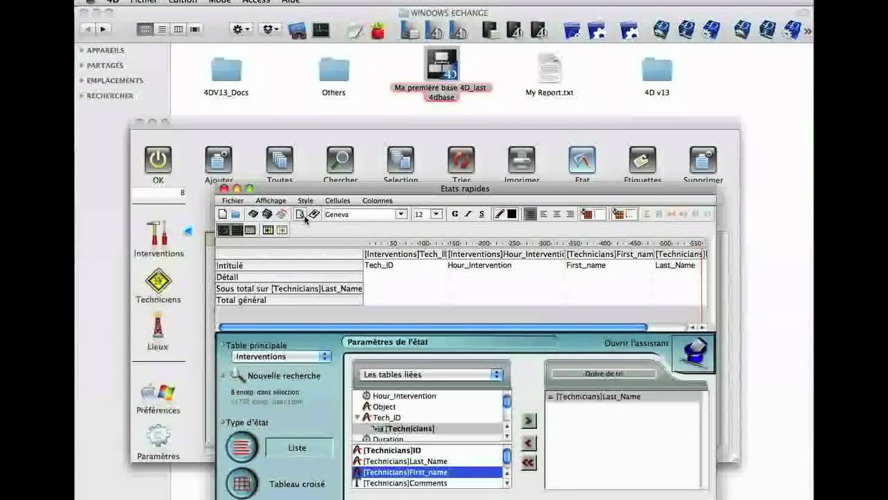 Autoformation 4D v13 - Présentation de la base de données finale - YouTube