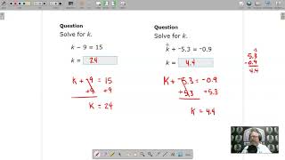 IXL A1.J.3 Solve one-step linear equations (TXJ)