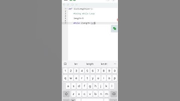 Return Length of Array Using while Loop #python#programming#foryou #foryoupage#viral#tiktok#trending