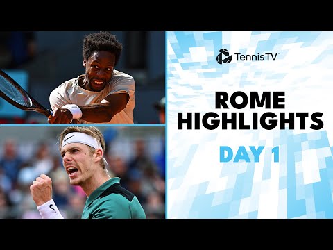 Shapovalov & Darderi Thriller, Monfils & Mensik Kick Things Off | Rome 2024 Highlights Day 1