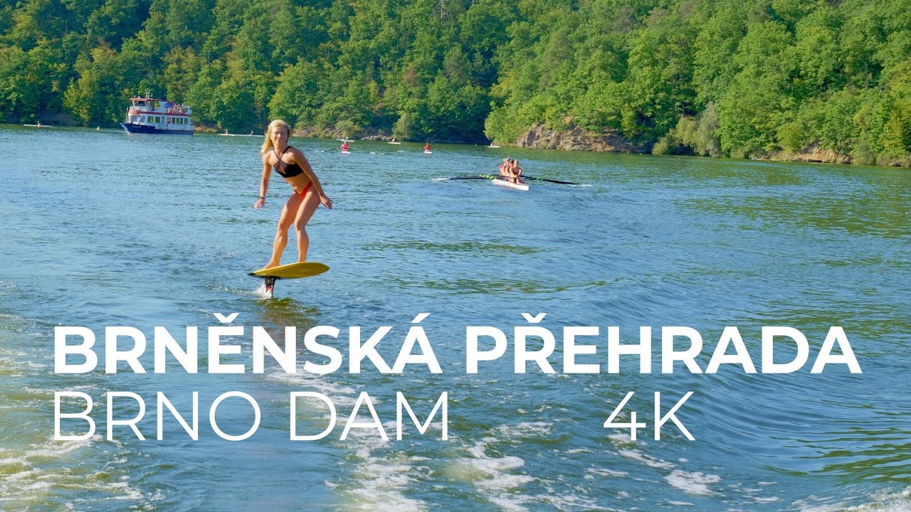 BRNĚNSKÁ PŘEHRADA, BRNO DAM in action - 4K 