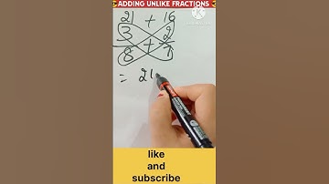 Butterfly method 🌟 for Adding unlike fractions #fraction #tricks #maths #trending