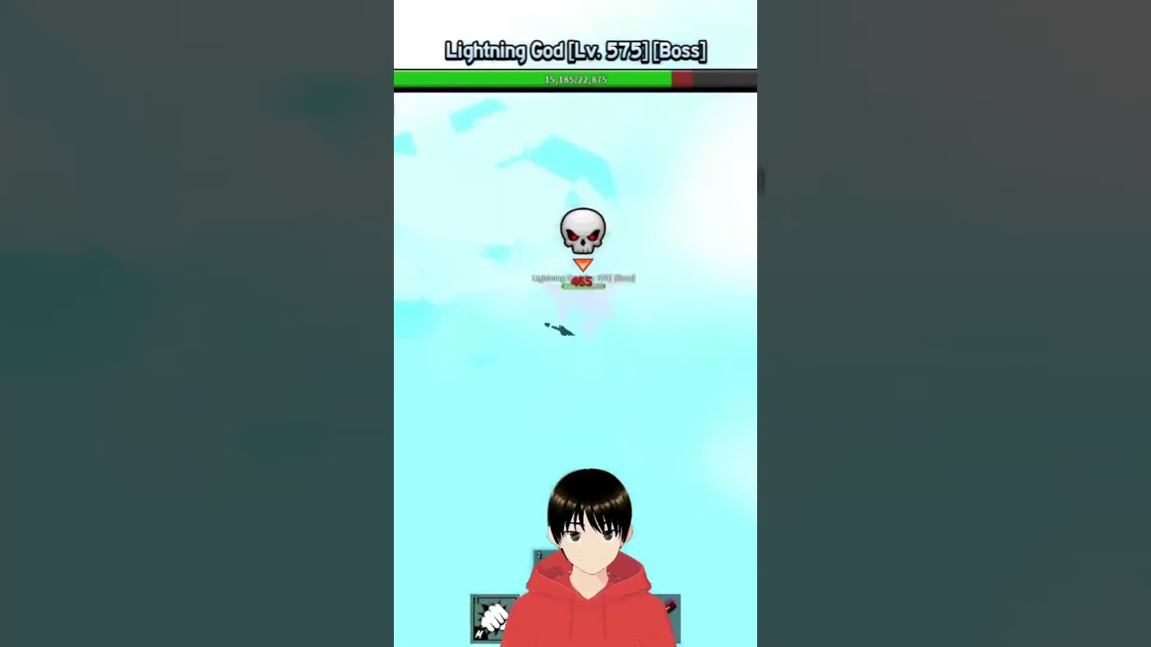 Why the Lightning God boss is impossible PT1 #bloxfruits #shorts