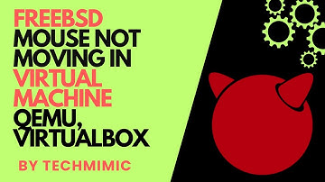 How to FIX your MOUSE pointer in FREEBSD (and GhostBSD) in a Virtual Machine on QEMU/Virtualbox