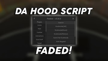 BEST DA HOOD SCRIPT 2022 | FADED, GODMODE, AUTO KILL, ALOT MORE!