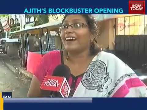 AJITH IN VETHALAM ...FIRST DAY..THALA DAAAA..
