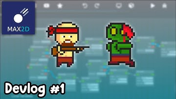 Making a Zombie Survival Game in Max2d Game Engine! - (Devlog#1)