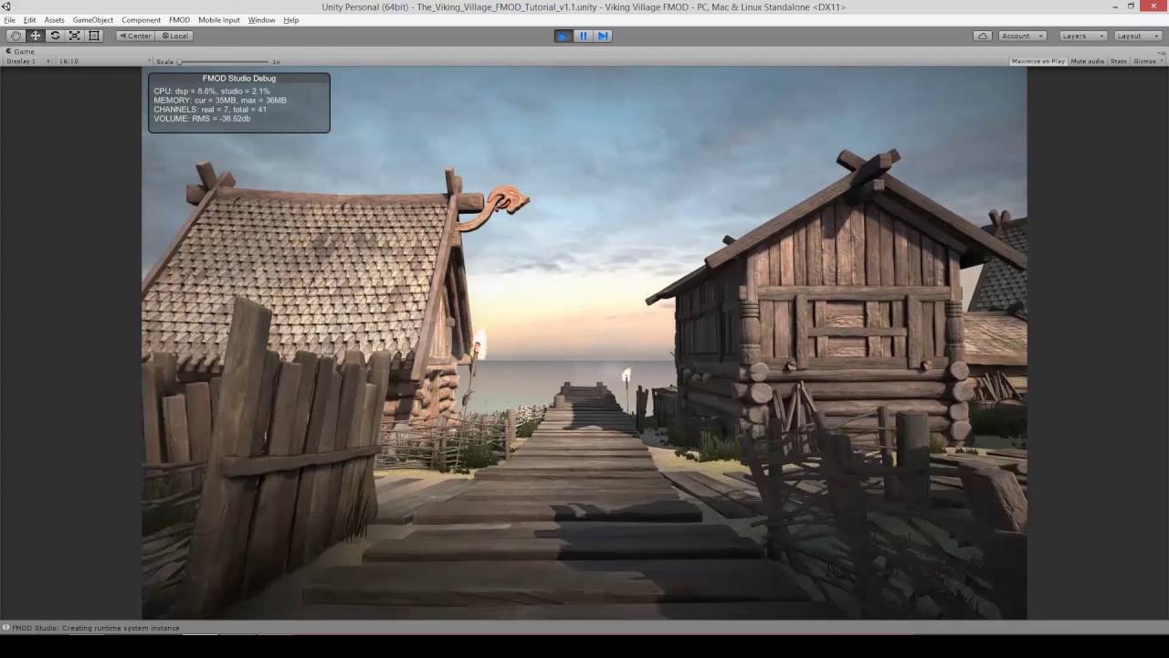 Audio for Unity 5: Viking Village (1/5) - Getting Started - YouTube