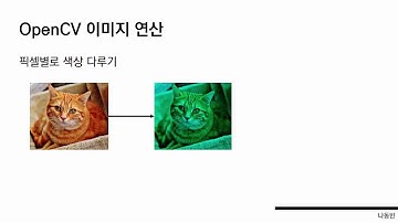 OpenCV 이미지 연산 [ Python 데이터 분석과 이미지 처리 ]