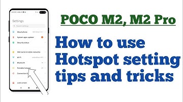 POCO M2, M2 Pro Hotspot setting Hidden trick