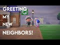 Greeting My New Neighbors! | Animal Crossing Part 2 | agoodhumoredwalrus gaming