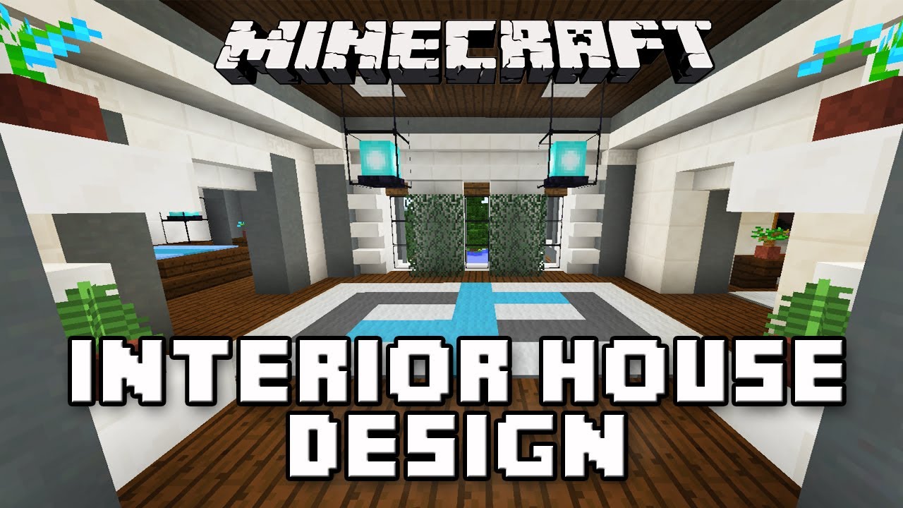 Minecraft Tutorial Modern Interior House Design Ep 13