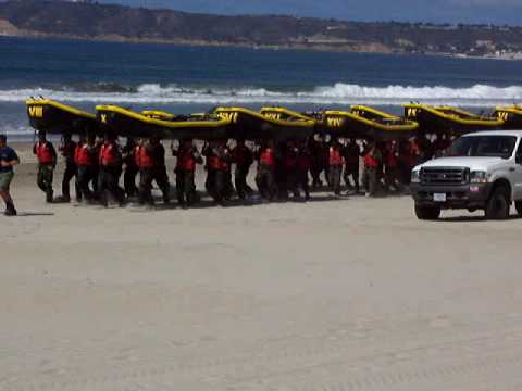 Coronado Navy SEALs Training BUDs on Beach