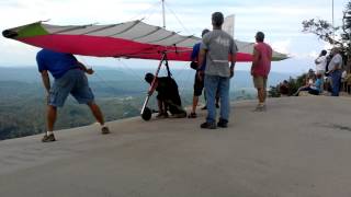 12 year old Ethan hang gliding!