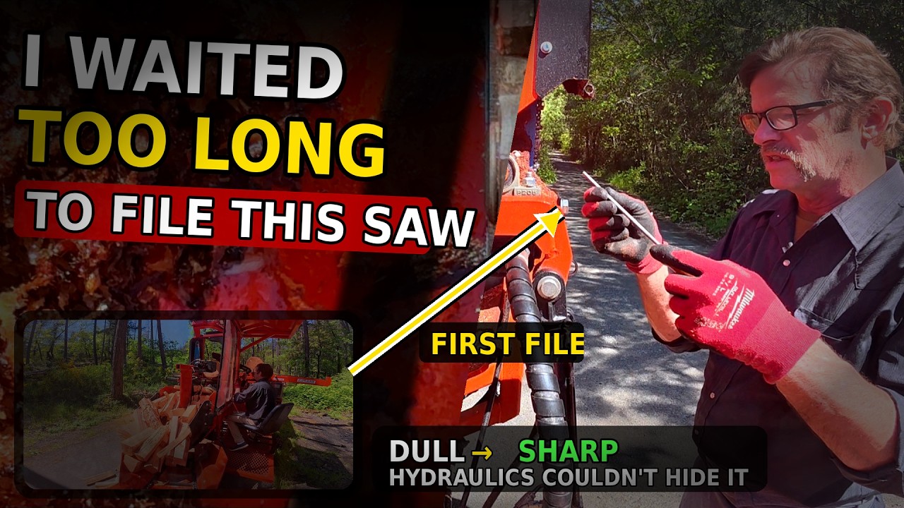Sharpening Firewood Processor