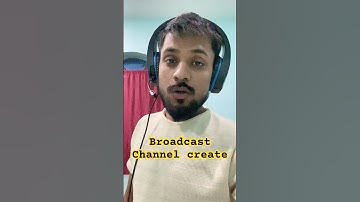 Broadcast channel kaise create kare.❤️ how to create broadcast channel on facebook #broadcastchannel