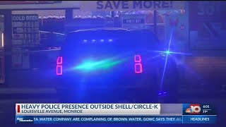 Death investigation at Circle K in Monroe
