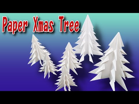 折り紙 作り方 簡単立体的なクリスマスツリー How To Make A 3d Paper Xmas Tree Diy Tutorial Craft Okuya Youtube