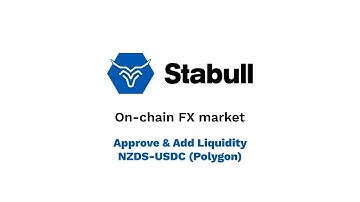 Tutorial 4: Approve & Add Liquidity NZDS-USDC (Polygon)