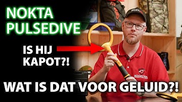 Nokta PulseDive Broken? Metal detector for diving makes noise. All about dive mode.