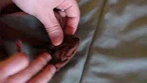 Basic Instructions to Make a Rag Rug - (5) AROUND THE ENDS