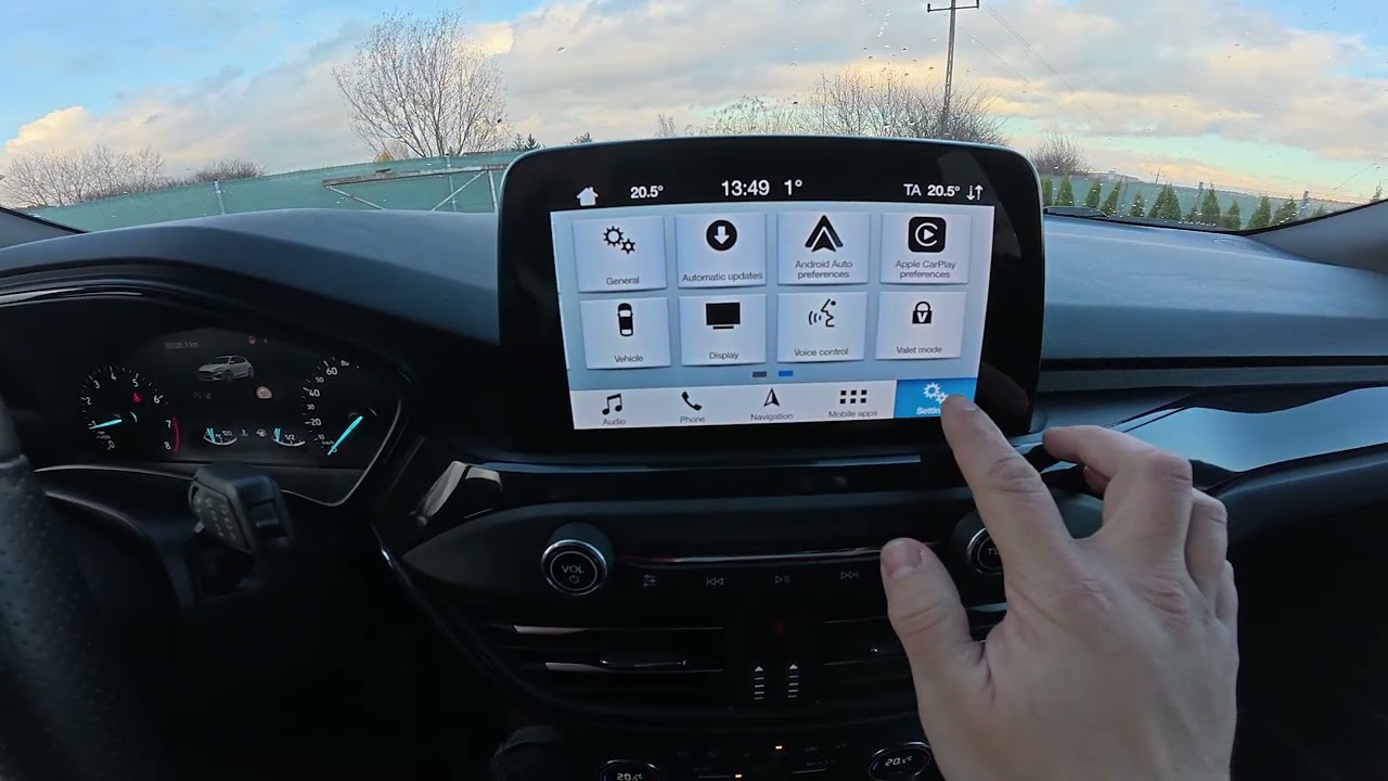 Как включить или отключить режим Valet в FORD Focus IV (с 2014 г. по настоящее время)