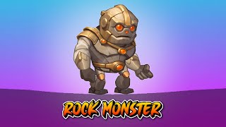Rock Monster || 2D Animated Character || #2dcharacteranimation #2dcharacter #2dcharacterdesign
