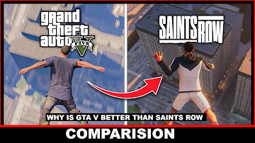 Saints Row 2022 vs GTA 5 - Details Comparison | Why is GTA V better than Saints Row?