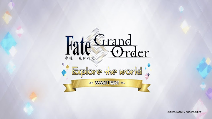 Fate/Grand Order Explore Movie 2024 “WANTED” short ver.