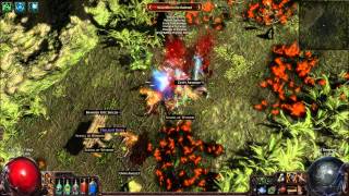 POE: Level 72 Jungle Valley Map, 2x Weaver Boss, Physical Reflect