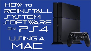 How to Reinstall PS4 System Software Using a Mac
